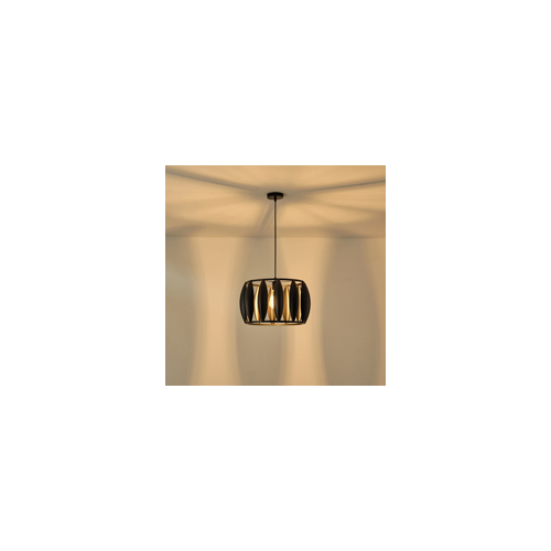 ΦΩΤΙΣΤΙΚΟ ΚΡΕΜΑΣΤΟ ΜΕΤΑΛΛΟ 1XE27  MAX 40W 425X425X1300mm ΜΑΥΡΟ ARTE ILLUMINA OGGI