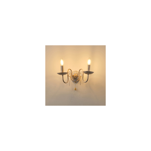 ΑΠΛΙΚΑ ΤΟΙΧΟΥ ΜΕΤΑΛΛΙΚΗ 2XE14 MAX 15W 210X300mm ΔΙΑΦΑΝΕΣ ΓΥΑΛΙ ARTE ILLUMINA KRISTALLO