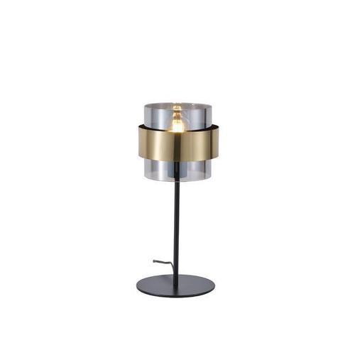 ΦΩΤΙΣΤΙΚΟ ΕΠΙΤΡΑΠΕΖΙΟ E27 MAX 15W 180X415mm ΜΑΥΡΟ-ΧΡΥΣΟ ARTE ILLUMINA RELIAC