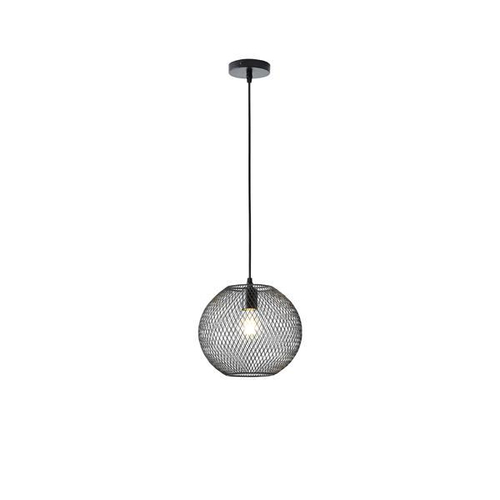 ΦΩΤΙΣΤΙΚΟ ΚΡΕΜΑΣΤΟ ΜΕΤΑΛΛΟ 1XE27  MAX 40W 350X350Χ1360mm ΜΑΥΡΟ ARTE ILLUMINA OGGI