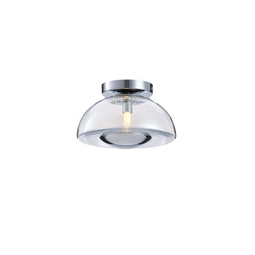 ΠΛΑΦΟΝΙΕΡΑ ΓΥΑΛΙΝΗ G9 MAX 25W 230X230X150mm ΑΣΗΜΙ ARTE ILLUMINA CLEAR