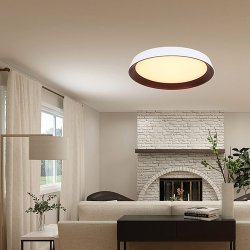 ΠΛΑΦΟΝΙΕΡΑ LED 60W Φ700X90 3000Κ ΛΕΥΚH-ΜΠΡΟΝΖΕ ARTE ILLUMINA MOONLIGHT