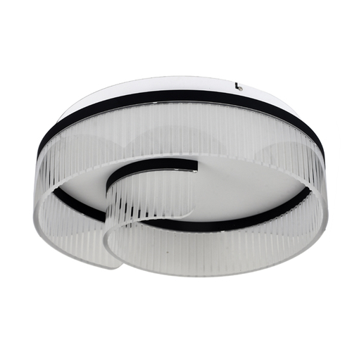 ΠΛΑΦΟΝΙΕΡΑ ΑΚΡΥΛΙΚΗ LED 18W 3000K 1000Lm ΔΙΑΦΑΝΗΣ-ΜΑΥΡΟ  Φ50 ARTE ILLUMINA AURORA