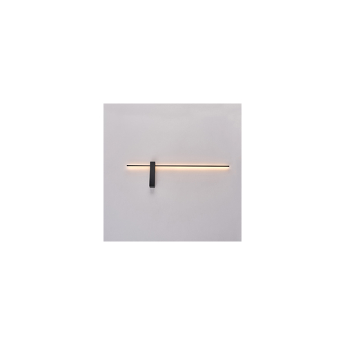 ΑΠΛΙΚΑ TOIXOY ΜΕΤΑΛΛΙΚΗ LED 10W 3000K 1000Lm 800X200X40mm ΜΑΥΡΟ ARTE ILLUMINA CLIO