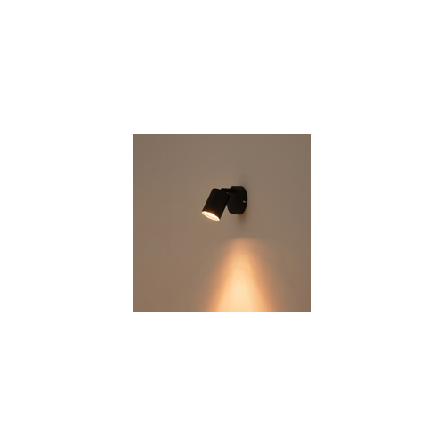 ΣΠΟΤ ΜΕΤΑΛΛΙΚΟ 1XGU10 Max 7W  135X80X95mm ΜΑΥΡΟ ARTE ILLUMINA OLYMP