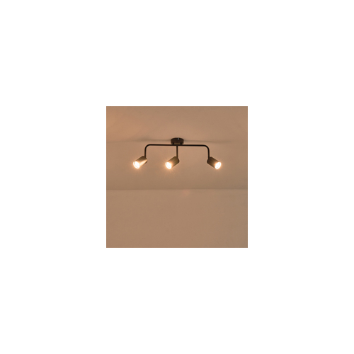ΣΠΟΤ ΜΕΤΑΛΛΙΚΟ 3ΦΩΤΟ 3XGU10 Max 7W 500X90X230mm ΜΑΥΡΟ ARTE ILLUMINA OLYMP