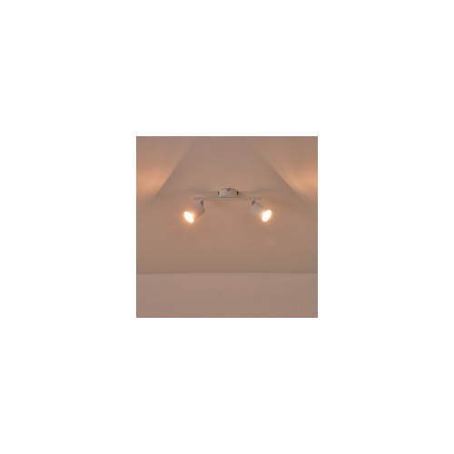 ΣΠΟΤ ΜΕΤΑΛΛΙΚΟ ΔΙΦΩΤΟ 2XGU10 Max 7W 300X80X155mm ΛΕΥΚΟ ARTE ILLUMINA OLYMP