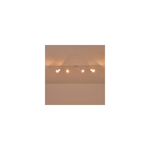 ΣΠΟΤ ΜΕΤΑΛΛΙΚΟ 4ΦΩΤΟ 4XGU10 Max 7W  790X80X165mm ΛΕΥΚΟ ARTE ILLUMINA OLYMP