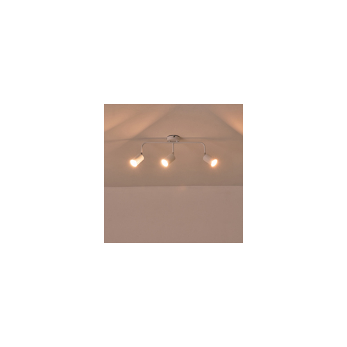 ΣΠΟΤ ΜΕΤΑΛΛΙΚΟ 3ΦΩΤΟ 3XGU10 Max 7W 500X90X230mm ΛΕΥΚΟ ARTE ILLUMINA OLYMP