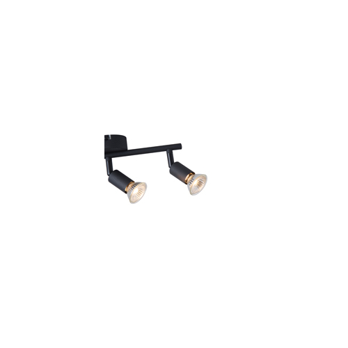ΣΠΟΤ ΚΙΝΗΤΟ 3ΦΩΤΟ ΜΕΤΑΛΛΙΚΟ Max 7W ΜΑΥΡΟ 3XGU10 300X80X125mm ARTE ILLUMINA VORRAS