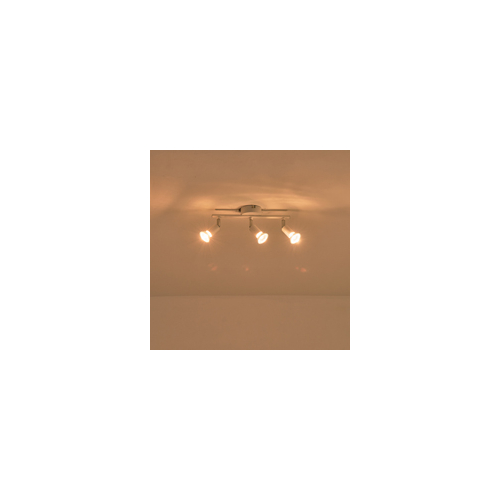 ΣΠΟΤ ΚΙΝΗΤΟ 3ΦΩΤΟ ΜΕΤΑΛΛΙΚΟ Max 7W ΛΕΥΚΟ 3XGU10 300X80X125mm ARTE ILLUMINA VORRAS