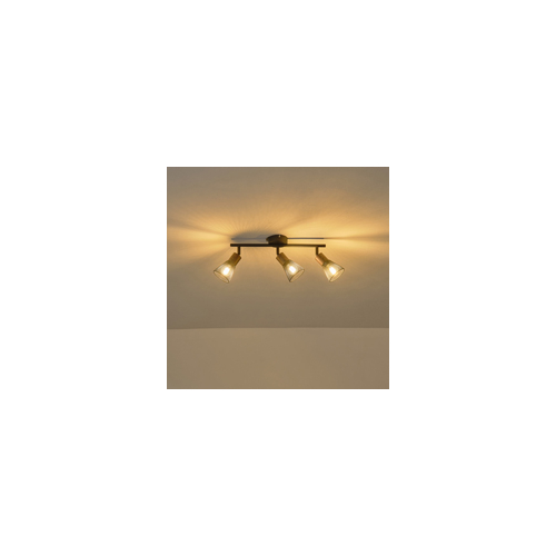 ΣΠΟΤ ΜΑΥΡΟ ΜΕ ΞΥΛΟ ΚΑΙ ΔΙΧΤΥ 3XE14 390X80X145mm ARTE ILLUMINA MESHY