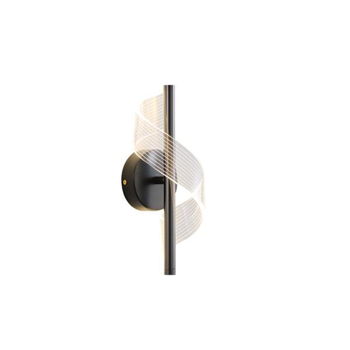 ΑΠΛΙΚΑ ΑΚΡΥΛΙΚΗ 8W 720Lm 3000K 650X490mm ΜΑΥΡO ARTE ILLUMINA SILK
