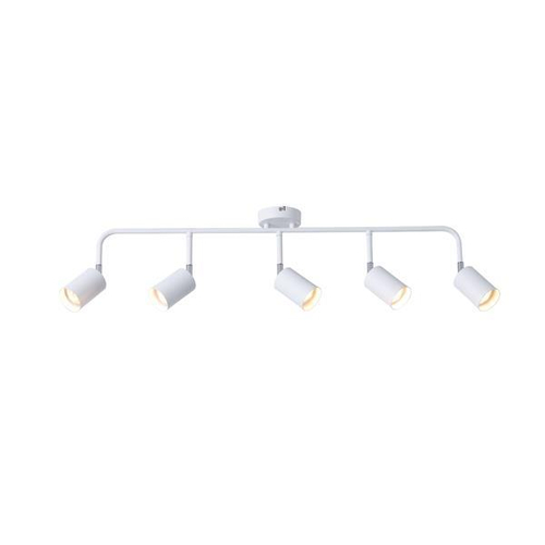 ΣΠΟΤ ΜΕΤΑΛΛΙΚΟ 5ΦΩΤΟ 5XGU10 Max 7W  800X90X230mm ΛΕΥΚΟ  ARTE ILLUMINA OLYMP
