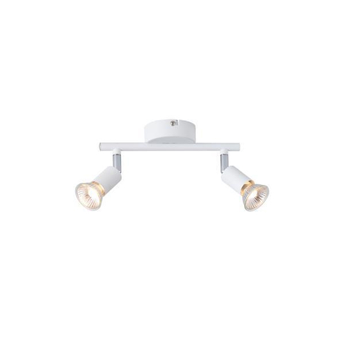 ΣΠΟΤ ΚΙΝΗΤΟ 2ΦΩΤΟ ΜΕΤΑΛΛΙΚΟ Max 7W 2XGU10 220X80X125mm ΛΕΥΚΟ  ARTE ILLUMINA VORRAS