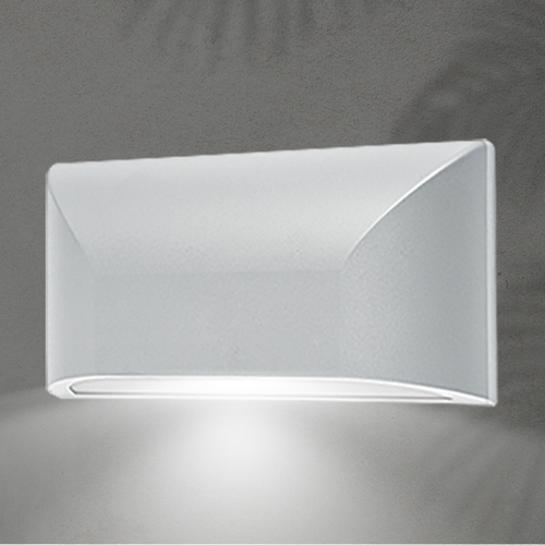 ΑΠΛΙΚΑ ΤΟΙΧΟΥ LED SLIM 6W IP65 220-240V 4000K 220X51X113mm ΛΕΥΚΟ PRO ARTE ILLUMINA