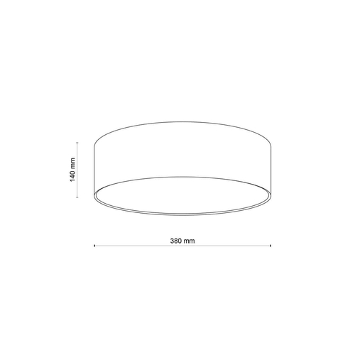 TK LIGHTING CEILING LAMP RONDO KID 3228 4XE27 PINK