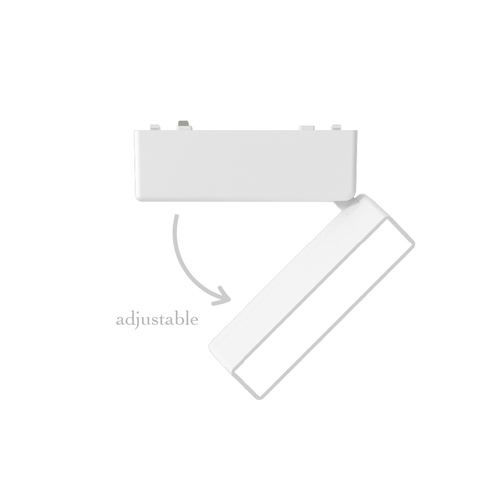 InLight Φωτιστικό LED 5W 3CCT για Ultra-Thin μαγνητική ράγα σε λευκή απόχρωση (by tuya and zigbee) D:12,8cmX8cm (T04905-WH)