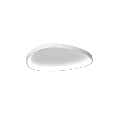 Inlight Πλαφονιέρα οροφής LED 25W 3CCT από λευκό μέταλλο και ακρυλικό D:61,5x5cm (42043-White)