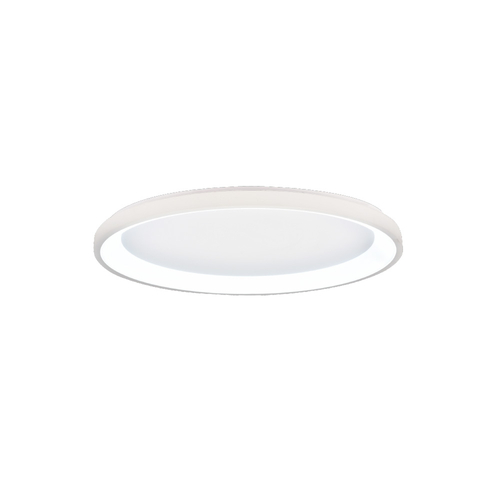 Inlight Πλαφονιέρα οροφής LED 38W 3CCT από λευκό μέταλλο και ακρυλικό D:80x5cm (42044-A-White)