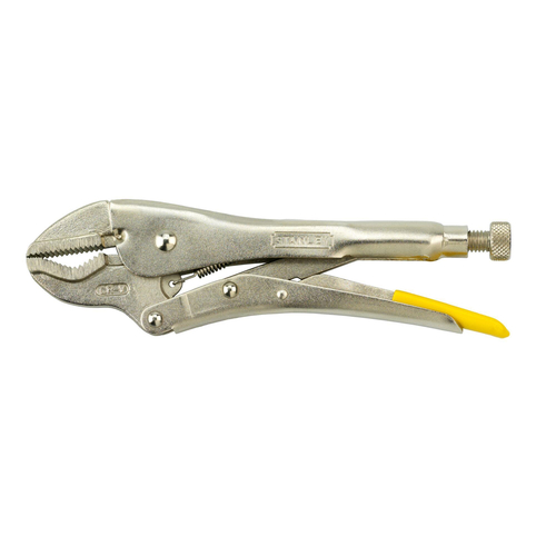 Γκριπ με σιαγόνα V 9". Μοχλός απεμπλοκής που ενεργοποιείται με το ένα χέρι. Επεξεργασμένες σιαγόνες από σφυρηλατημένο ατσάλι για αντοχή. Επιχρωμίωση για προστασία από τη διάβρωση. / 0-84-814