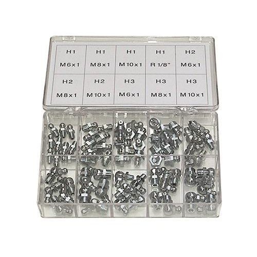 Τσοκ για γρασαδόρο σε κασετίνα 70τεμ. G 1/8" / 16092