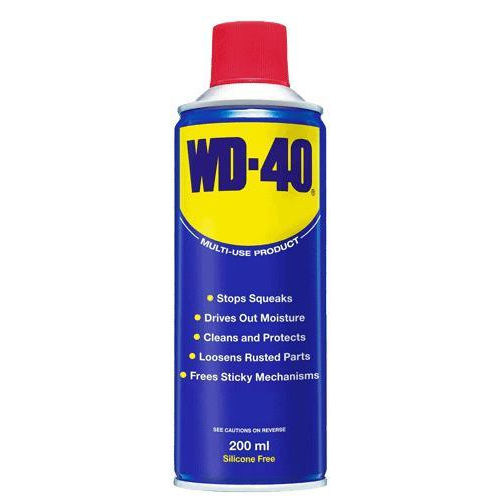 Αντισκουριακό σπρέι 24τεμ. 400ml WD-40. Καθαρίζει & προστατεύει. Χαλαρώνει σκουριασμένα μέρη. Ελευθερώνει μπλοκαρισμένους μηχανισμούς. Σταματά τα τριξίματα. Aπομακρύνει την υγρασία & απωθεί το νερό. / 30204