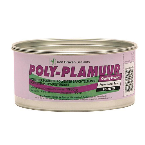Σιδηρόστοκος 24τεμ. POLY-PLAMUUR 250gr δύο συστατικών, για επαγγελματική χρήση, πολύ ισχυρή πρόσφυση, γρήγορη ωρίμανση, βάφεται μετά από 15 λεπτά, χρόνος επεξεργασίας μετά τη μίξη: 4-6 λεπτά / 84000001-24