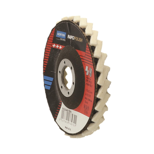 Πολύπτερο γυαλίσματος κετσές για ανοξείδοτο ατσάλι  RAPID POLISH 115Χ22mm No110 / 66254481899