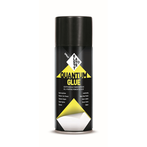 Σπρέι κόλλα 6τεμ. 400ml, Στεγνώνει γρήγορα και δεν
κρεμάει ακόμα και όταν εφαρμόζεται σε κάθετες
επιφάνειες. Διαθέτει εξαιρετική πρόσφυση σε μεγάλη
ποικιλία υποστρωμάτων όπως γυαλιά, ξύλα, μέταλλα,
πλαστικά, δέρματα, υφάσματα, χαρτόνια, ελαστικά,
κ.α. Είναι κατάλληλo για συγκολλήσεις μεγάλων
επιφανειών. Δεν περιέχει προωθητικά που βλάπτουν
το όζον. / P.00467