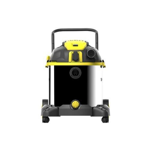 Σκούπα ηλεκτρική 1600W,υποπίεση 19Kpa, χωρητικότητα κάδου 50L, ροή αέρα 36,5L/s, μήκος καλωδίου 5m, κάδος ανοξείδωτος ατσάλι. Περιλαμβάνει εύκαμπτο σωλήνα 2mX35mm, 3 σωλήνες 35mmX33cm, πέλμα αναρρόφησης δαπέδου, πέλμα αναρρόφησης υγρών και πέλμα για χαλιά / SXVC50XTDE