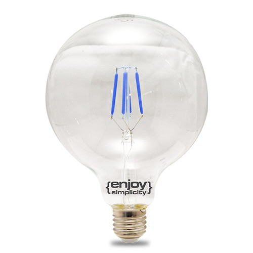 El821256 | Dreamled Fillament Coloured G125|4w E27|mπλε|{enjoysimplicity}™
