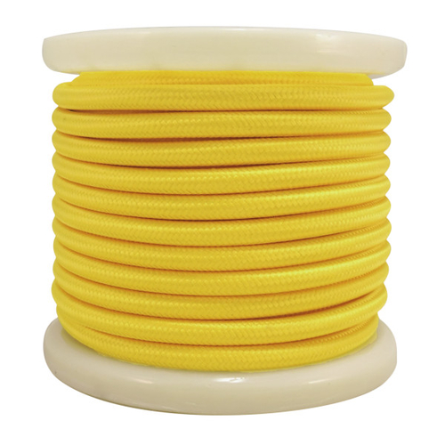 El330004 | Textile Cable 2x0.75mm²- Ρολό 10mt – Κίτρινο