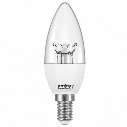El722250 | led B35|3.4w(>25w)ε14|2700k|250lm|διαφ|{enjoysimplicity}™