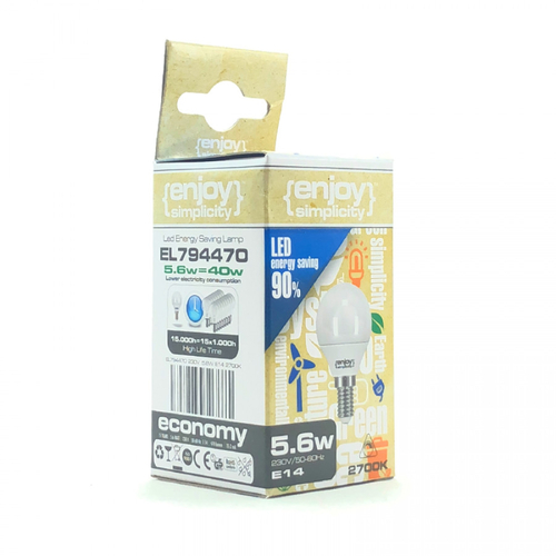 El794480 | led ρ45 Dim|5w(>40w)ε14|6500k|470lm|{enjoysimplicity}™