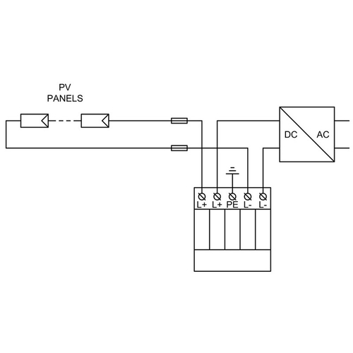 10478 | HLSA12,5 PV 1500 S | PV SPD T1+T2 |  ANTIKEΡΑΥΝΙΚΟ & ΑΠΑΓΩΓΟΣ ΥΠΕΡΤΑΣΕΩΝ ΓΙΑ ΦΩΤΟΒΟΛΤΑΙΚΑ |Hakel®