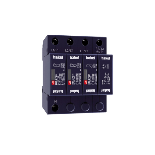 27084 | HSA-275/3+1 M | SPD T2+T3 | ΑΠΑΓΩΓΟΣ ΚΡΟΥΣΤΙΚΩΝ ΥΠΕΡΤΑΣΕΩΝ | Hakel®