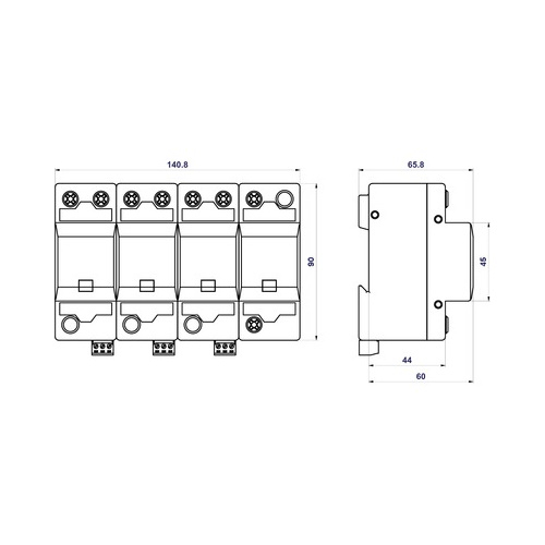 10454 | HLSA25-275/3+1 | SPD T1+T2+T3  | ΑΝΤΙΚΕΡΑΥΝΙΚΟ ΠΑΛΜΙΚΟΥ ΡΕΥΜΑΤΟΣ & ΠΡΟΣΤΑΤΕΥΤΙΚΟ ΥΠΕΡΤΑΣΗΣ | Hakel®
