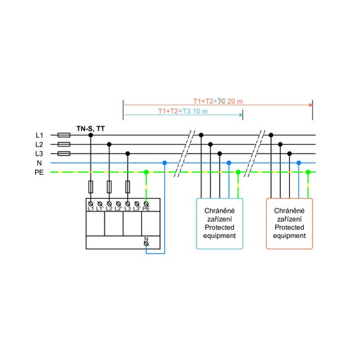 10454 | HLSA25-275/3+1 | SPD T1+T2+T3  | ΑΝΤΙΚΕΡΑΥΝΙΚΟ ΠΑΛΜΙΚΟΥ ΡΕΥΜΑΤΟΣ & ΠΡΟΣΤΑΤΕΥΤΙΚΟ ΥΠΕΡΤΑΣΗΣ | Hakel®