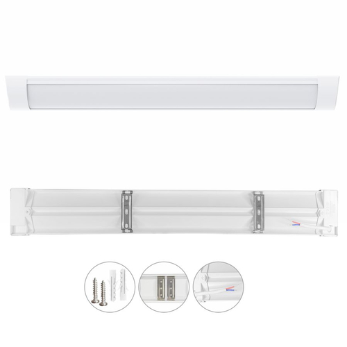 EL195111 | LED FLAT BATTEN 18W|3CCT dip switch|1800lm|600x76xh25mm|{enjoysimplicity}™