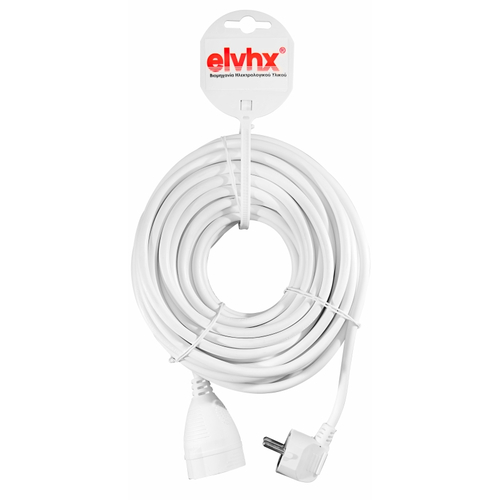ELP20501 | ΠΡΟΕΚΤΑΣΗ 5mt ΚΑΛ.3G1.5mm2 ΦΙΣ SCHUKO ΑΡΣ.+ΘΗΛ.IP20 ΛΕΥΚΟ