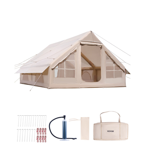 Φουσκωτή σκηνή VEVOR για Κάμπινγκ 5-8 Άτομα Glamping Σκηνή με Αντλία Εύκολη ρύθμιση