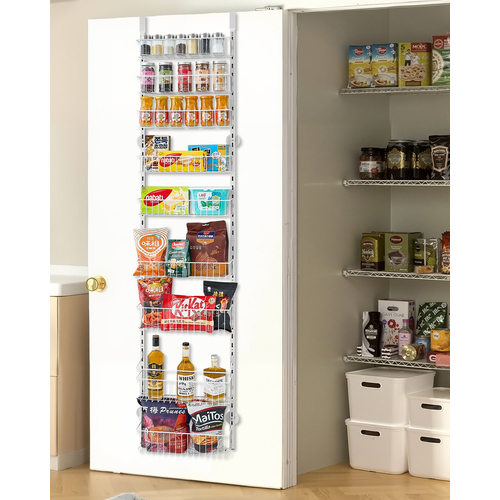 VEVOR 9-Tier Over the Door Pantry Organizer Κρεμαστό ράφι αποθήκευσης Ρυθμιζόμενο
