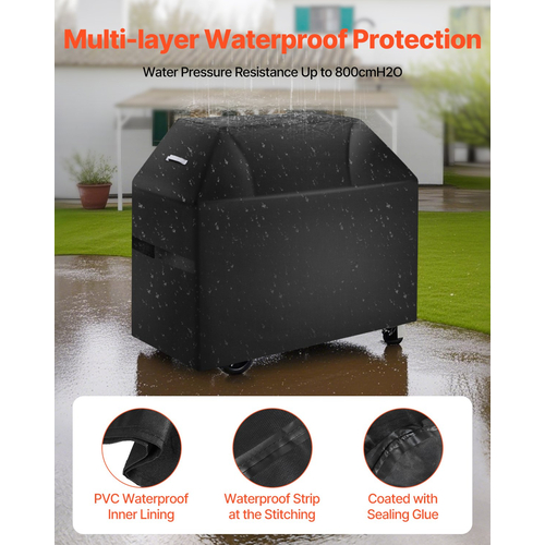 Κάλυμμα ψησταριάς VEVOR 58 ιντσών Heavy Duty BBQ Gas Grill Cover Outdoor Waterproof