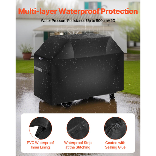 VEVOR 65 ιντσών κάλυμμα ψησταριάς Heavy Duty BBQ Gas Grill Cover Outdoor Waterproof