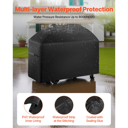 VEVOR 63 ιντσών κάλυμμα ψησταριάς Heavy Duty BBQ Gas Grill Cover Outdoor Waterproof
