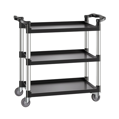 VEVOR Heavy Duty Utility Cart 500 lbs Χωρητικότητα 3-επιπέδων καλάθι σέρβις με ρόδες
