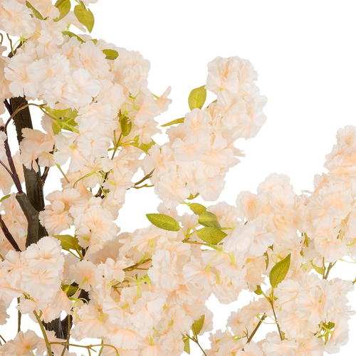 GloboStar® Artificial Garden SALMON CHERRY BLOSSOM TREE 20678 Τεχνητό Διακοσμητικό Δέντρο Απαλό Ροζ Άνθος Κερασιάς Υ160cm