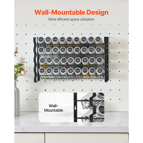 Οργανωτής VEVOR Spice Rack Organizer για Ντουλάπα Κουζίνας 18x11 in