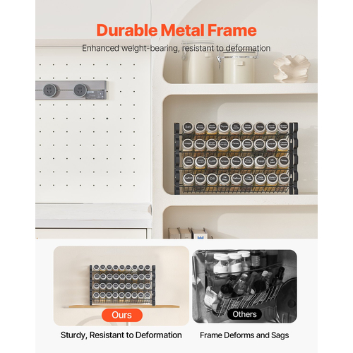Οργανωτής VEVOR Spice Rack Organizer για Ντουλάπα Κουζίνας 18x11 in